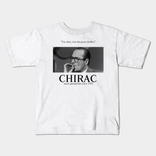 Fuck Oui Jacques Chirac Kids T-Shirt